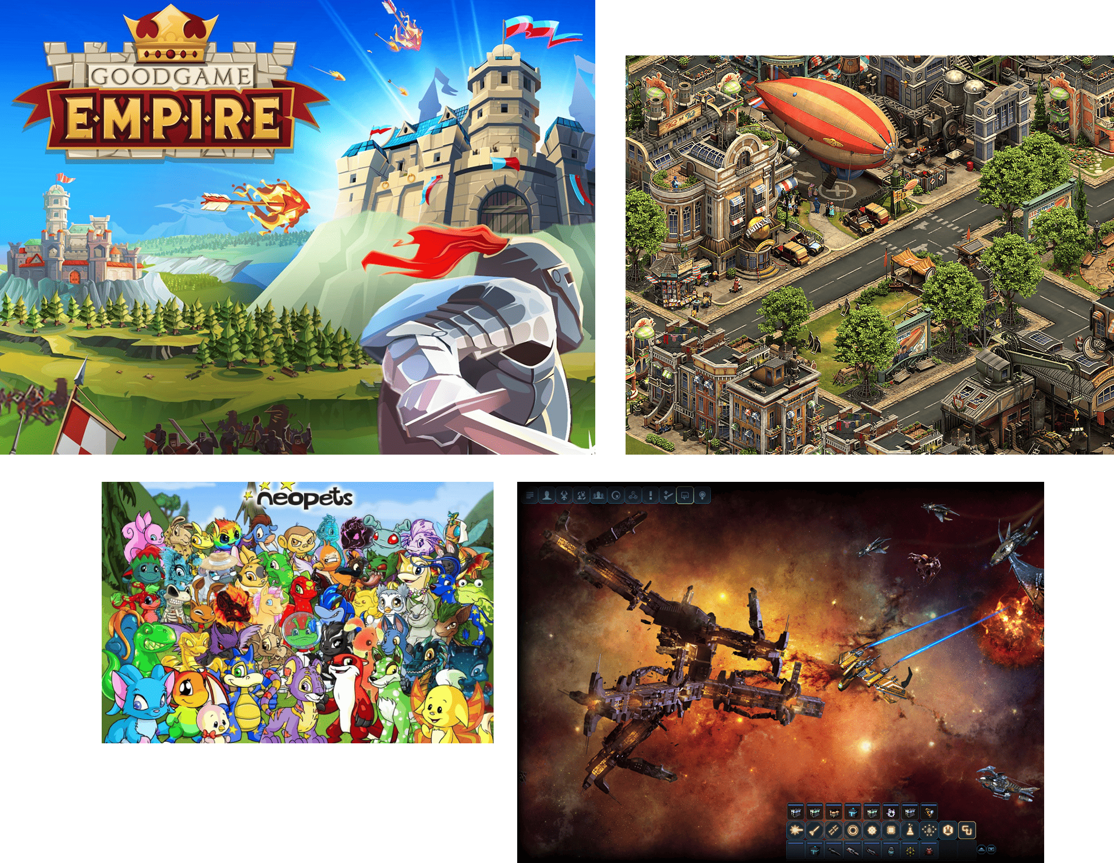 Anteprima di Neopets, Goodgame Empire, Forge of Empires e DarkOrbit Reloaded